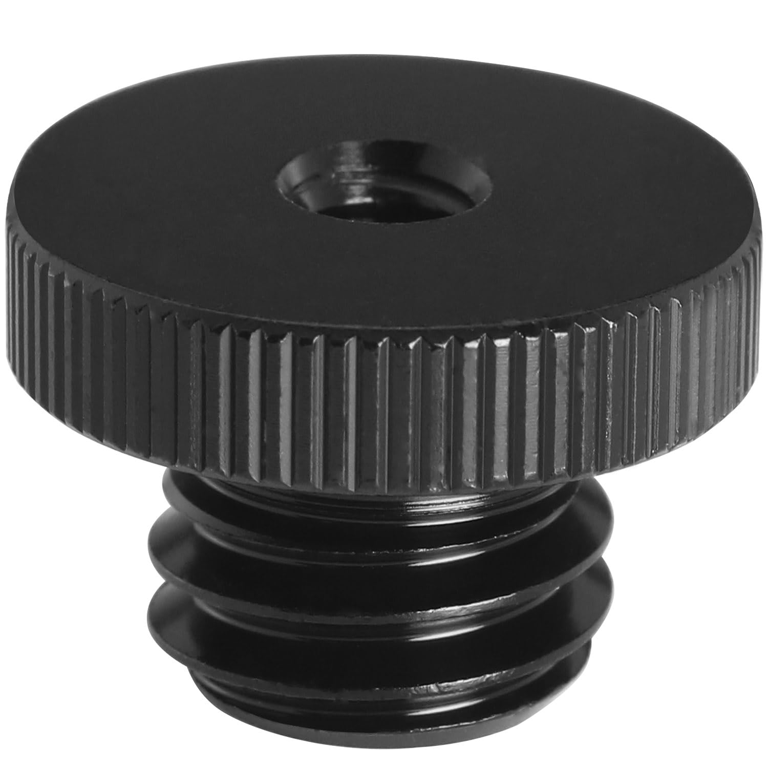 1/4 to 5/8 Screw Tripod Adapter LUORNG 5/8 Inch Male to 1/4 Inch Female Threaded Screw Adapter for Tripod Laser Level Adapter, Black