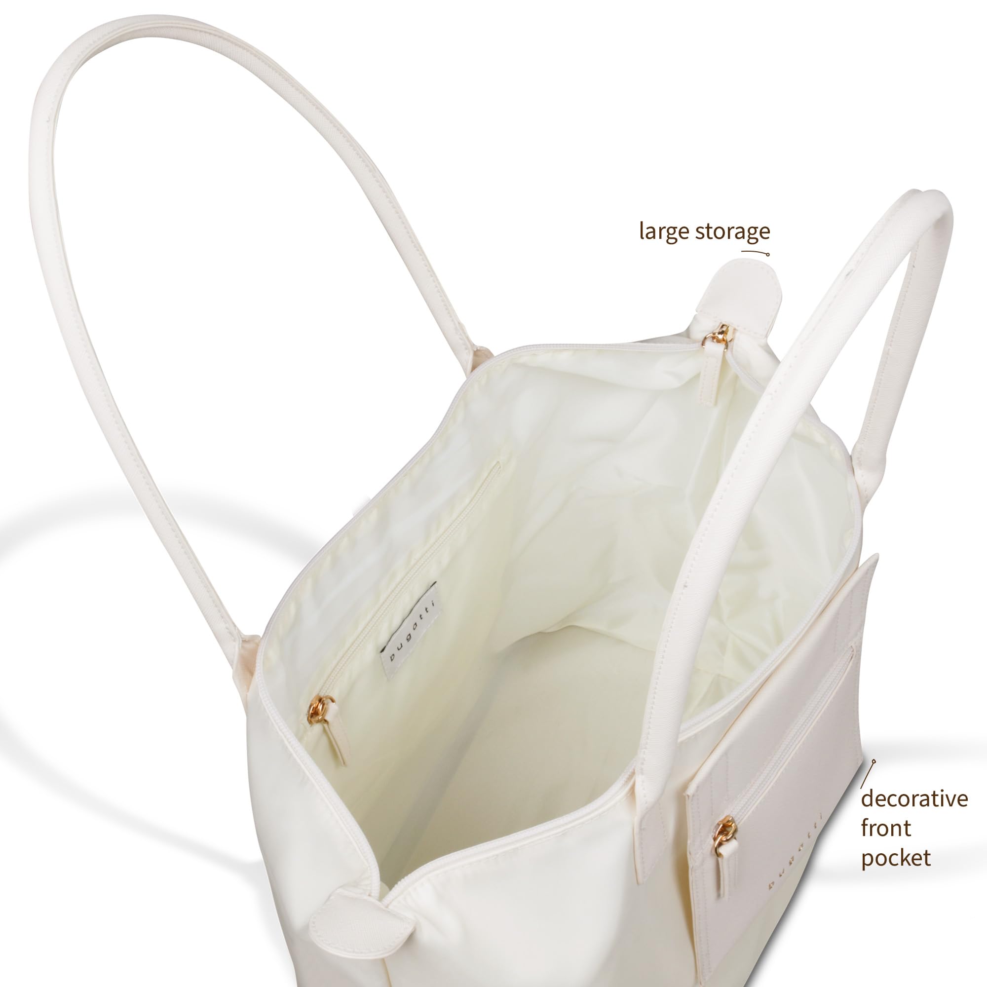 bugatti Mare 2.0 praktischer & eleganter Shopper für Damen, leichte & große Tote Bag