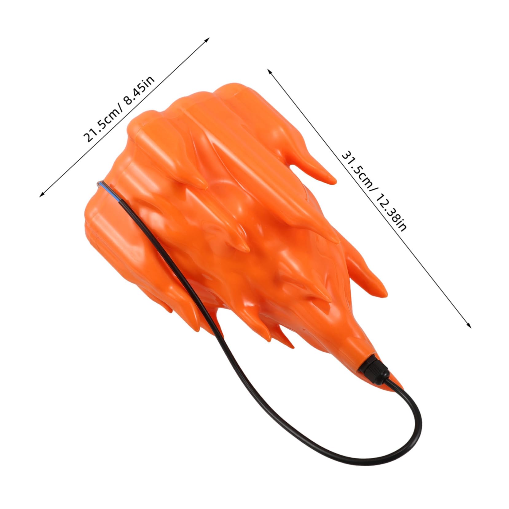 POPETPOP Lampada Effetto Fuoco LED Luce Tremolante Fiamma per Patio e Campeggio Decorativa per Stufa e Tavolo Facile Installazione