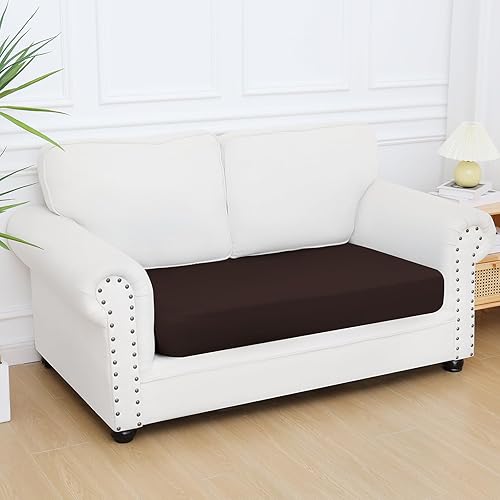 Miniatura 88 de Smiry Fundas de cojín de sofá con estampado, fundas de sofá elásticas y suaves para sofá, funda de sofá antideslizante lavable protector de muebles