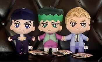 ジョジョ 3部 ぬいぐるみ プライズ 吉良吉影 東方仗助 岸辺露伴 Chibiぬいぐるみ（東方仗助/吉良吉影/クレイジー・ダイヤモンド