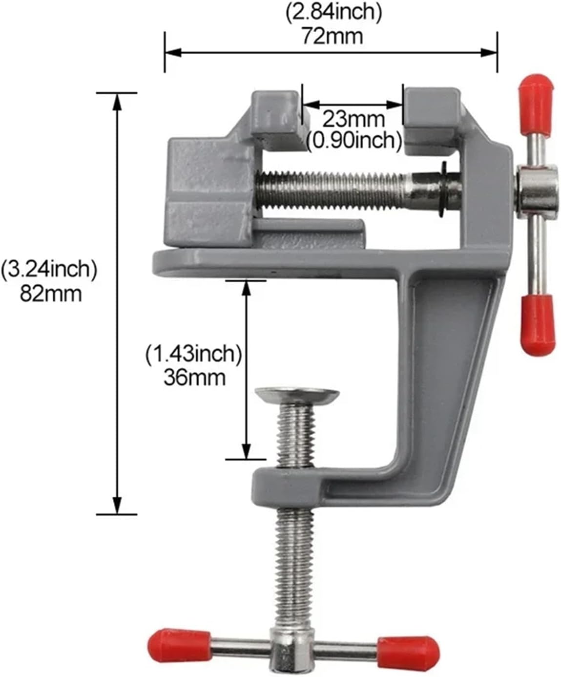 Mini Bench Vise Muliti-Funcational Aluminum Miniature Small Jewelers Hobby Clamp On Table Flat Pliers Tool Vice