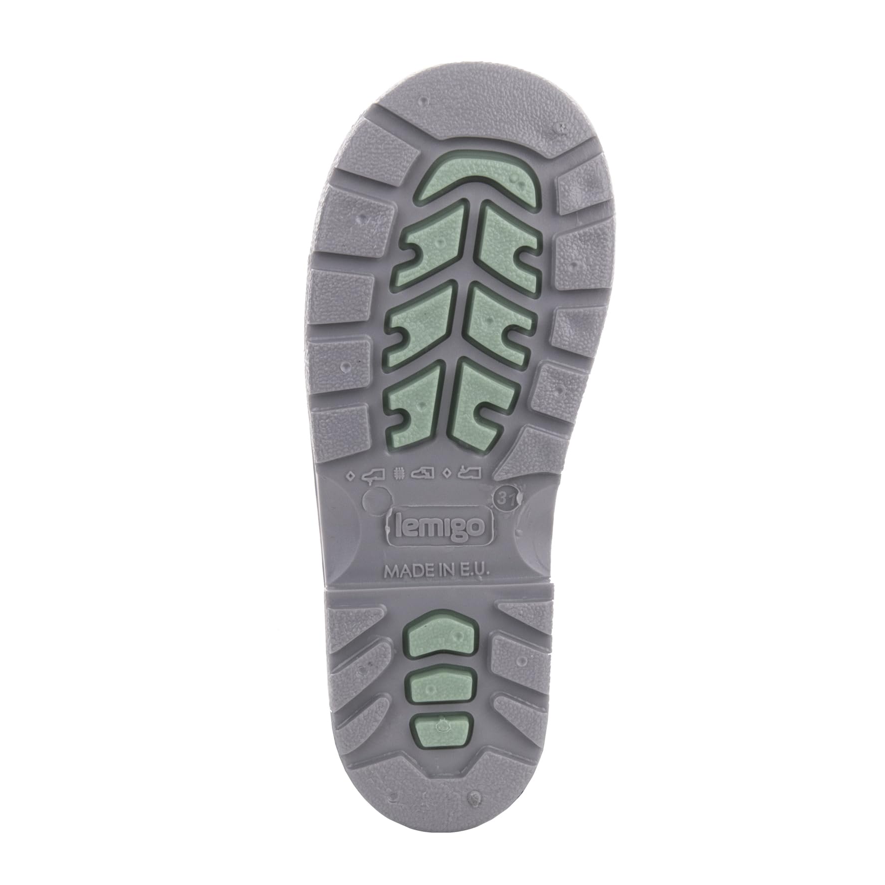 Lemigo Bottes de Pluie pour Enfants Filles et Garçons Chaussures de Pluie OLI 20-35 EU