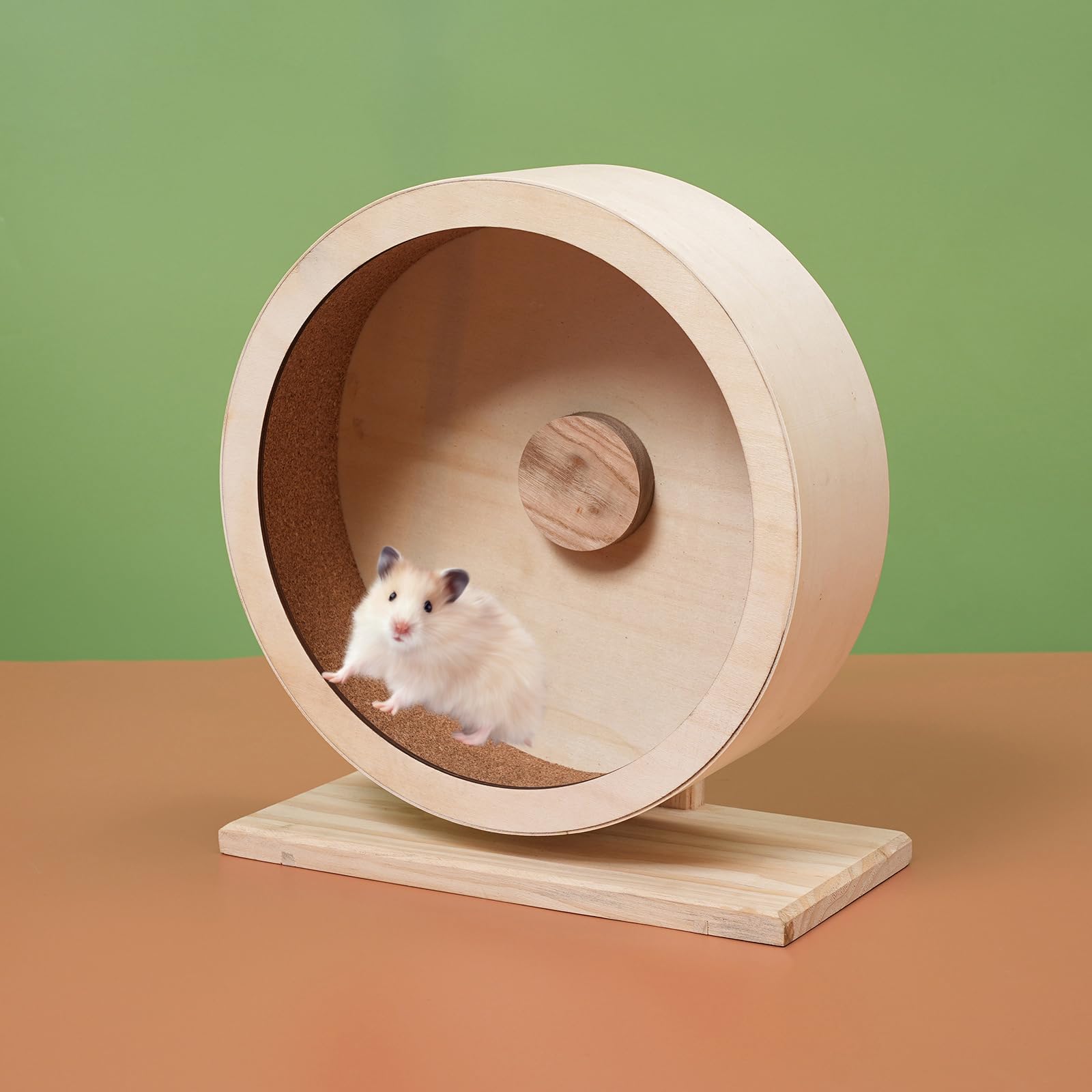 Amazon.co.jp: JISADER ハムスター回し車 サイレント ホイール 木製
