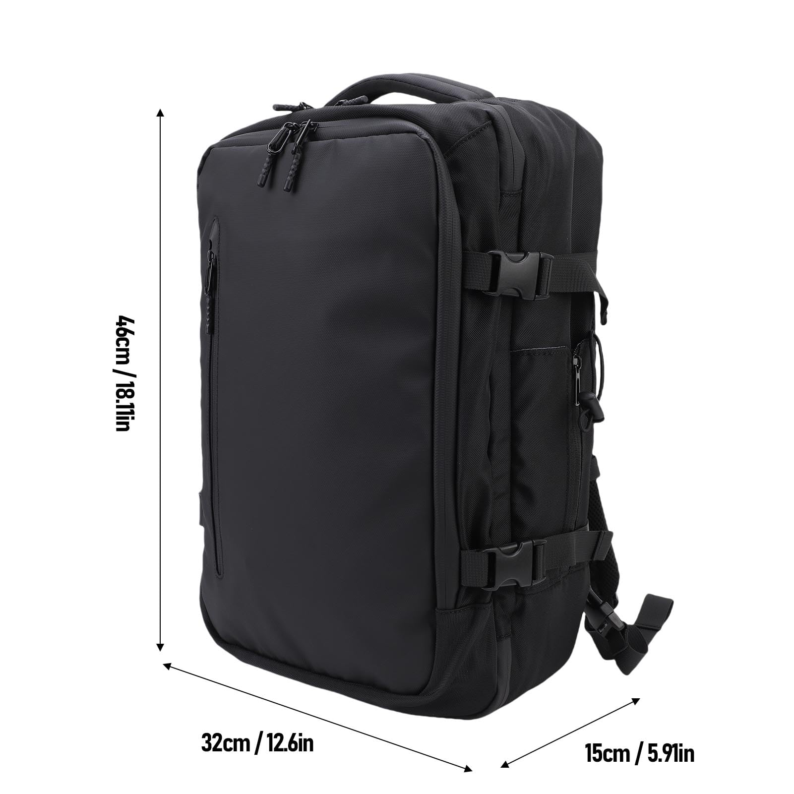 Fabater Travel Laptop Rucksack Nass Trockenbeutel 19 -Zoll -Laptop Multifunktional Business Bag für 22L Kapazität Oxford Stoff