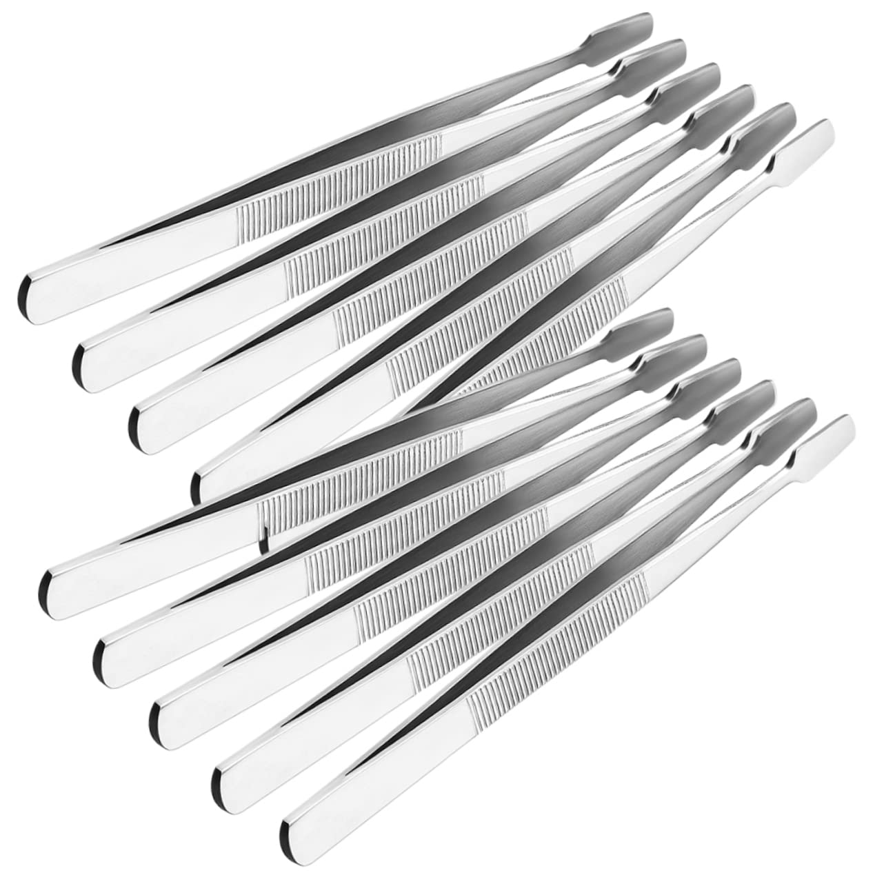 30pezzi Pinzette Inossidabile Per Collezionismo Di Francobolli e Ciglia Finte Strumenti Ergonomici Per Foto e Hobby Pratiche e Versatili