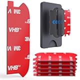 pop-tech 3M Sticky Pads Replacement for Socket Wallet Base,6pcs 3M VHB Double Sided Mounting Tape for PopWallet Grip, Adhesive Sticker for Socket Card Holder iPhone, Phone Wallet & Wallet Socket