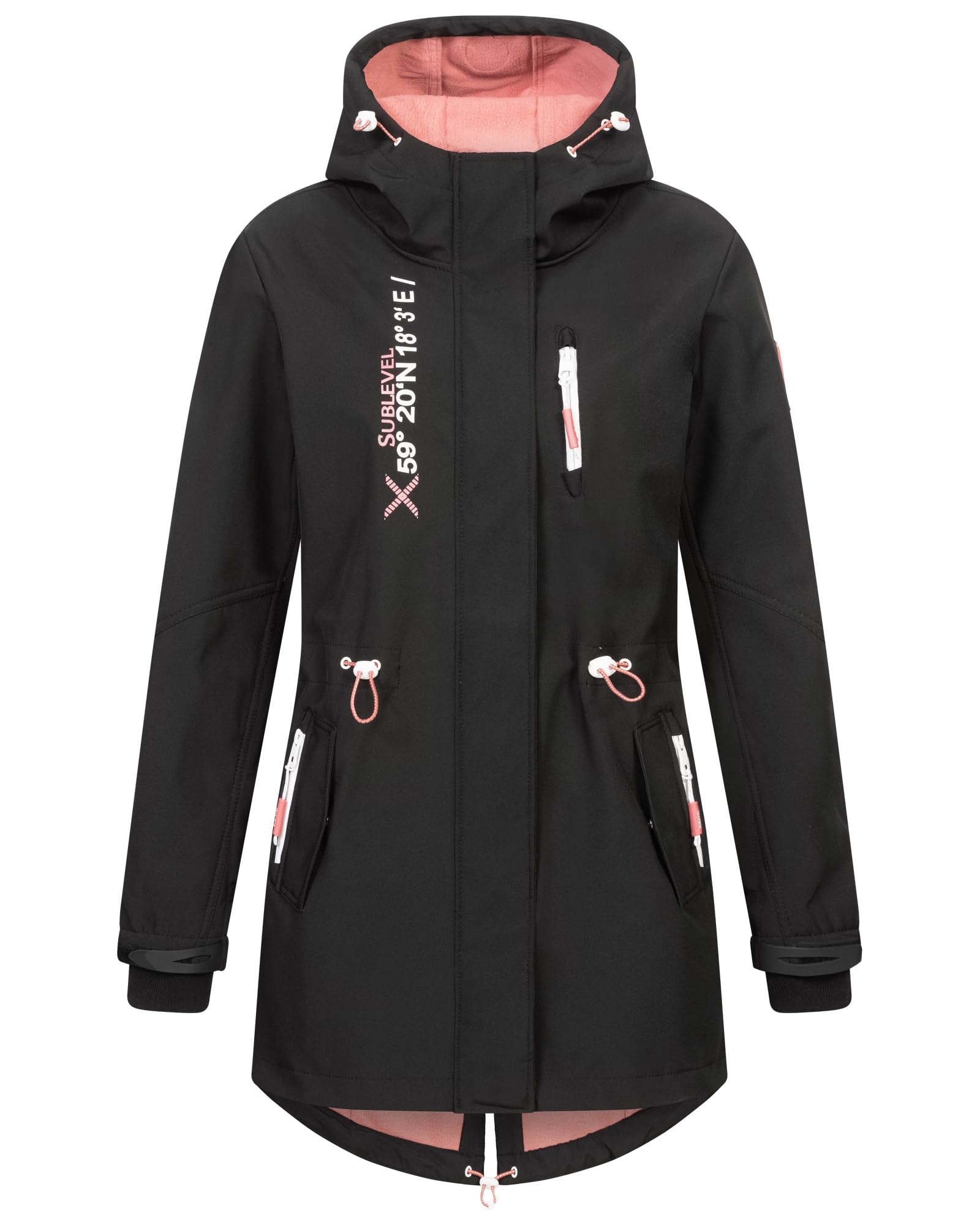 Damen Frühlings Jacke Softshell Outdoor Regen Übergangs Softshelljacke