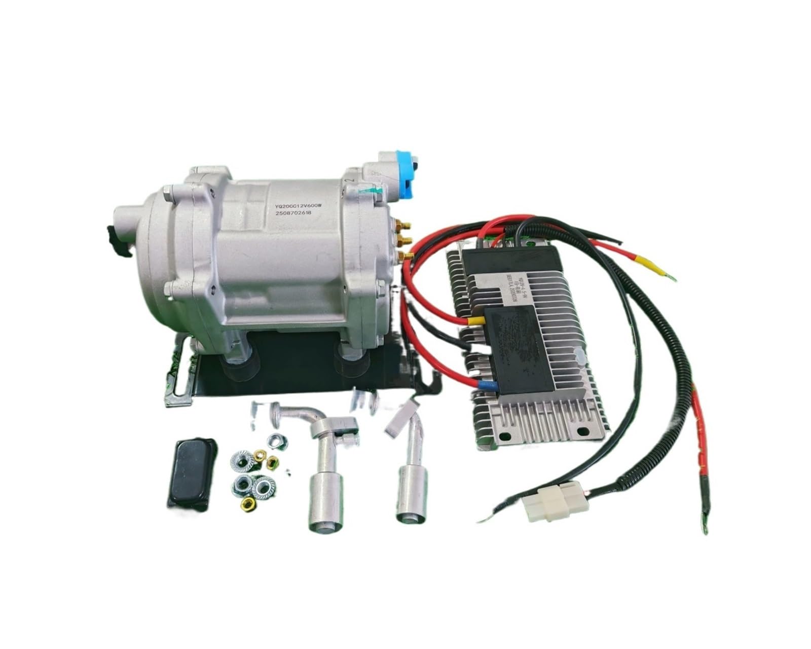 12V 24V Electric Compressor for Truck Camper Tractor Modification with Controller for On-Board Parking Air Conditioning