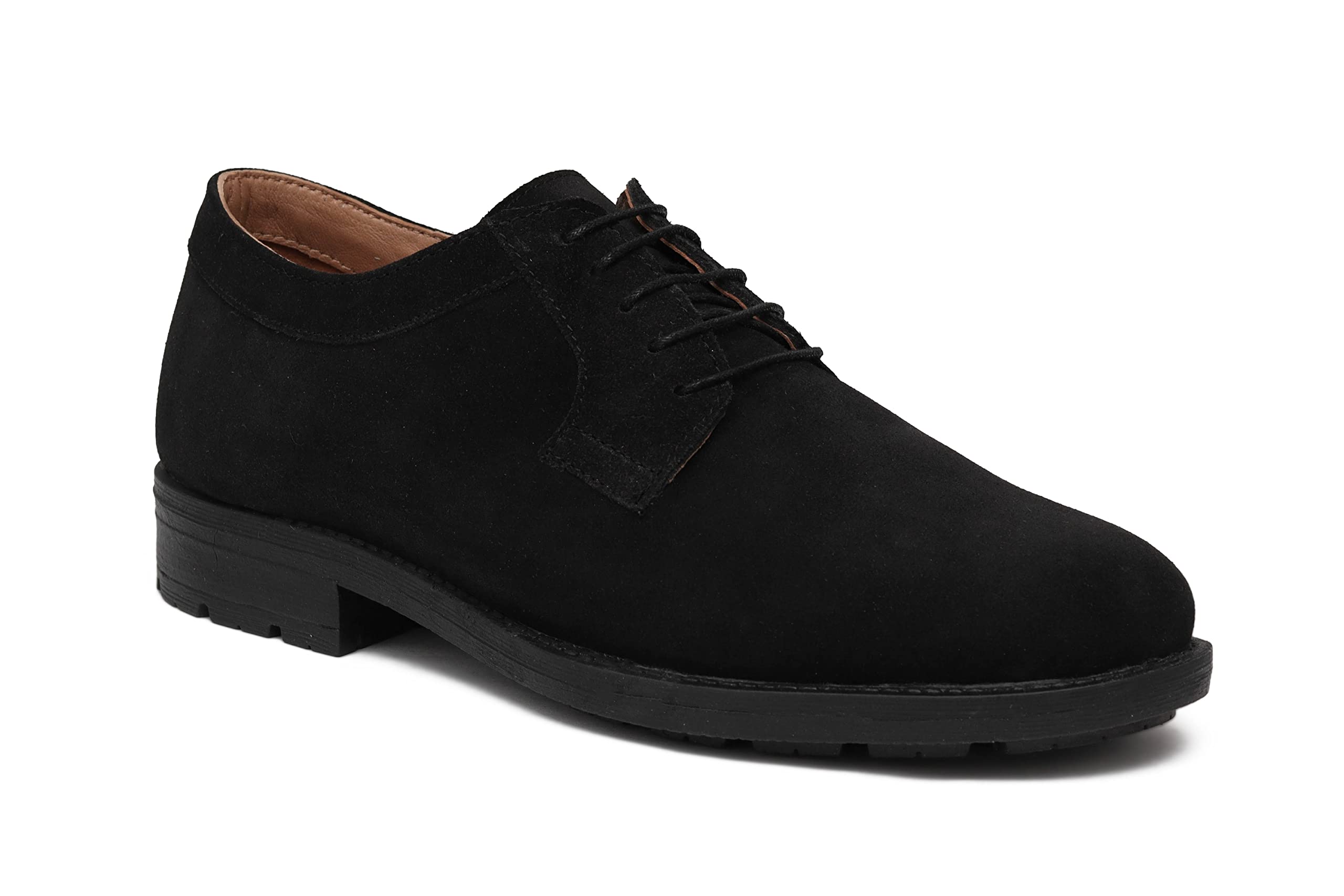 SHOEMONKIES Suede Lace Up Formal Shoe for Men