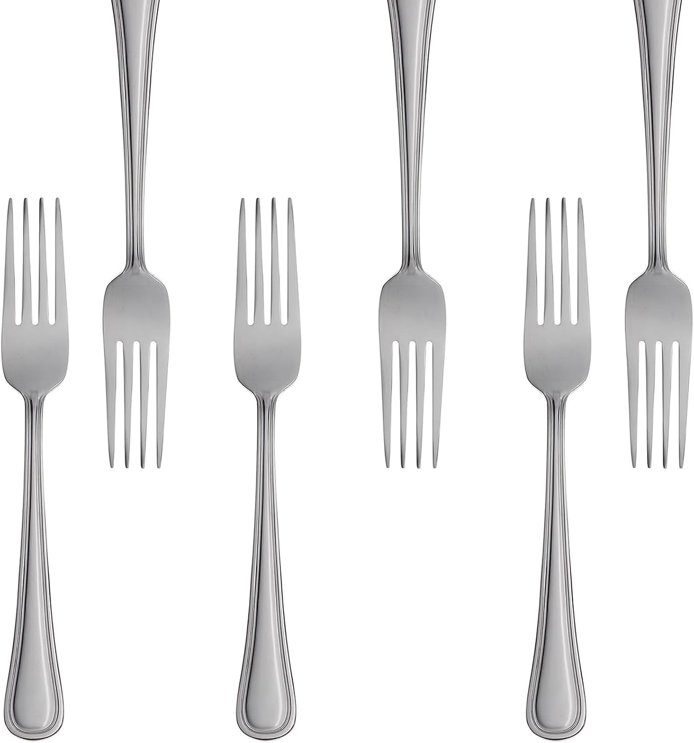 6 Pack Dinner Forks, Stainless Steel Forks, Silverware Forks