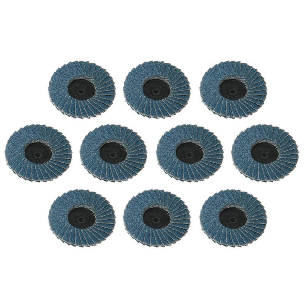 BDAYEK Flap discs 10pcs 2inch 60 Grit Flap Type Sanding Grinding Wheels For Metal Wood