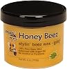 Ampro Pro Styl Beez Wax - Softens Your Hair and Provides Strong Hold - Infused with Argan Oil to Smooth and Condition Tresses - Creates Sleek Looks When Locking, Curling, and Braiding - Gold - 4 oz