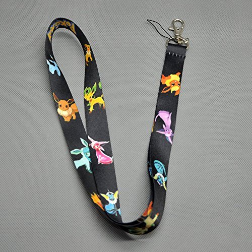 #7 (BLACK) LANYARD KEYCHAIN HOLDER
