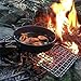 NIOMICO Stainless Steel Mesh Camping Grill, 2pcs Grills Backpacker Barbecue Grills, Campfire Cooking BBQ Grate, Outdoor Mesh Gear for Camping, Hiking, Backpacking bushcraft Cooking Gear