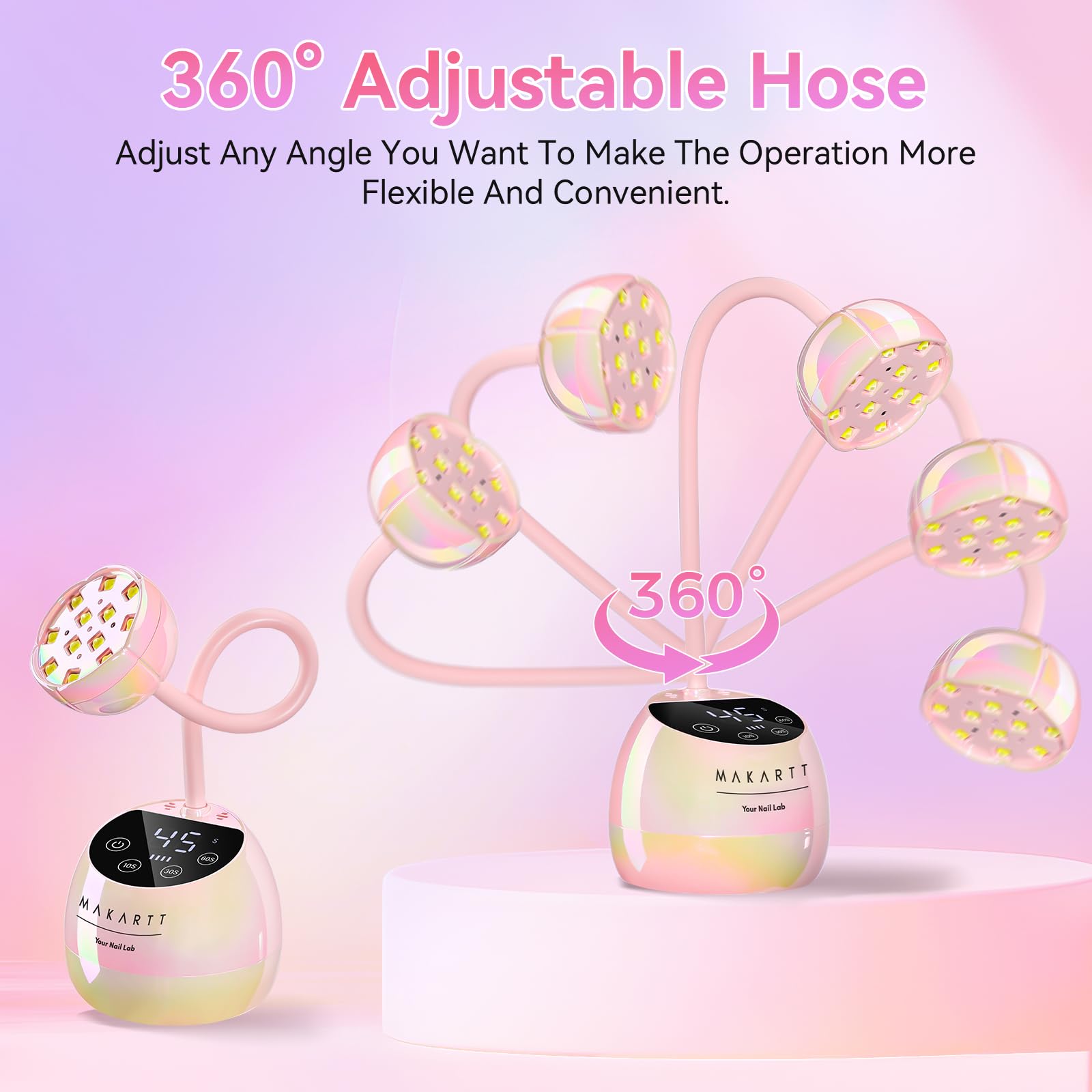 Makartt UV LED Flash Cure Nail Lamp - Image 3