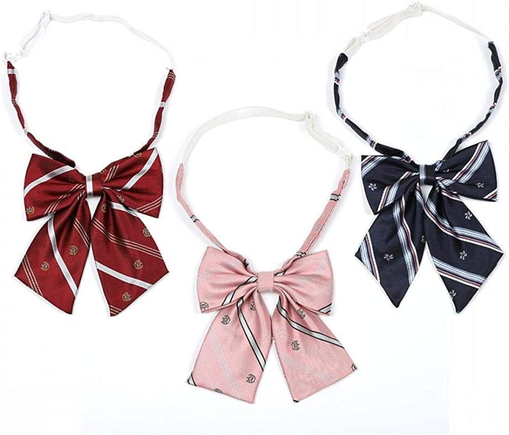 スクールリボン 制服 リボン 3枚組 スクールネクタイ 蝶結び 金魚結び リボンタイ 学生服 セーラー服 女子高生 中学生 高校生 制服小物 サイズ調節可能 正規品販売
