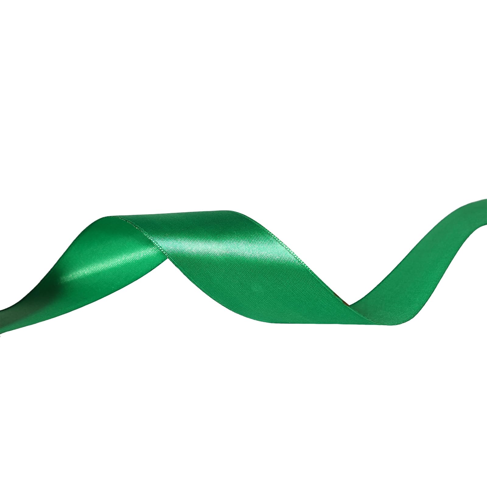 Dishaur 40mm Green Satin Ribbon for Gift Wrapping 22M Fabric Ribbon for Crafting Sewing, Christmas, Hair Bows and Cake Decoration - Image 4