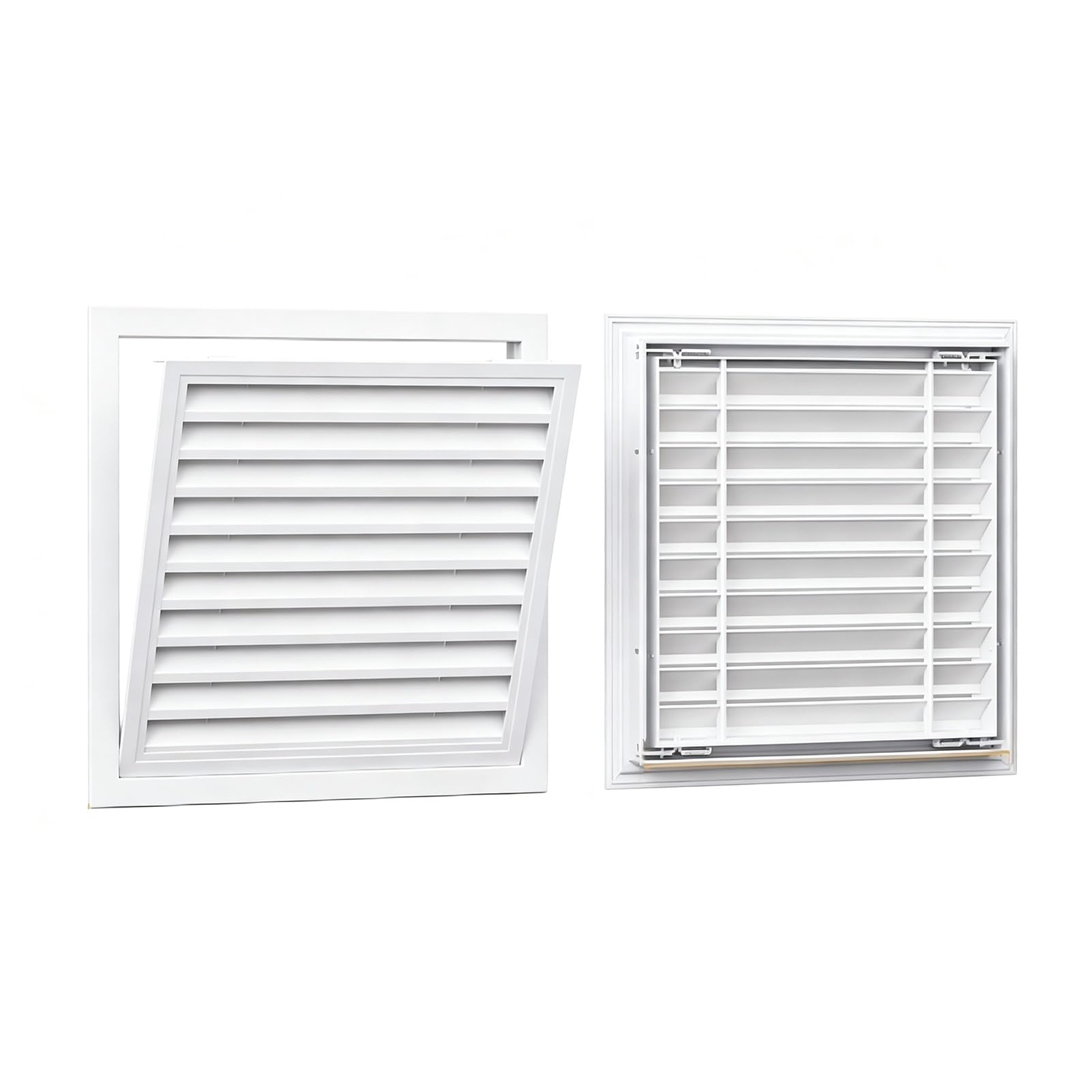 Griglia 'aria Di Ritorno Con Interruttore A Pulsante | Porta di accesso con persiana for schermo da 1 pollice, griglia di copertura dello sfiato HVAC for soffitto(350x350mm)