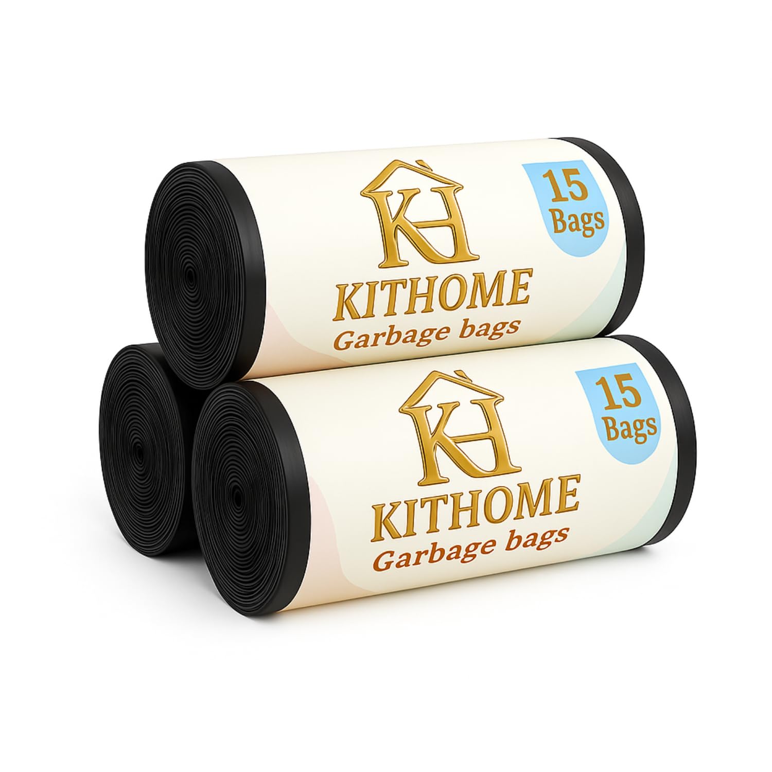 Biodegradable Garbage Bags for Dustbin | Black | 24x32 Inches | 45 Pcs (15 Pcs x Pack of 3) | Leak-Proof, Strong & Odor Control | Home, Kitchen, Office & Hotel Use-image-27