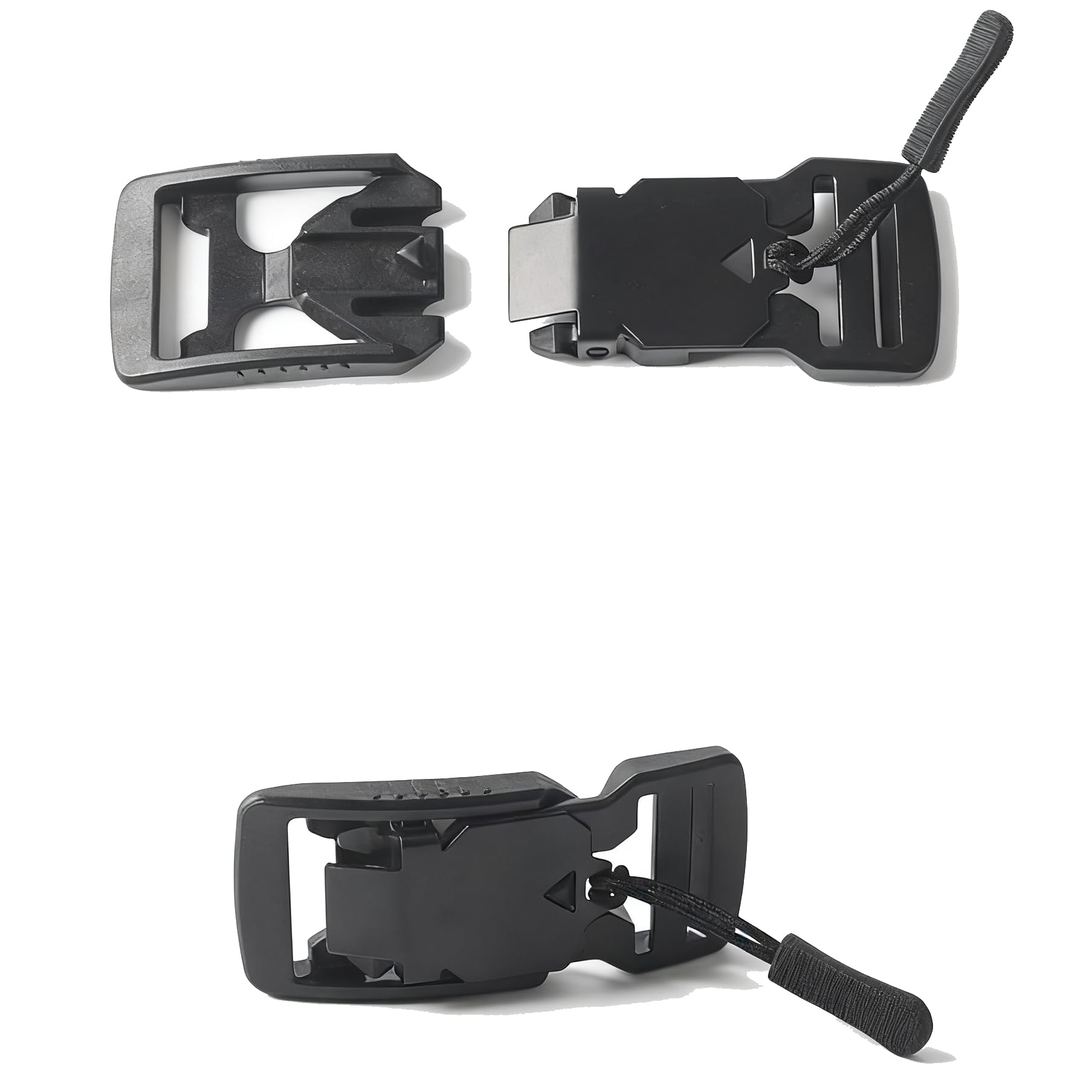 2 Pack Magnetic Quick Release Buckles Backpack Straps 1 Inch Buckles Replacement Quick Side Release Buckle for Backpack Chest Strap Webbing Tactical Molle Strap Utility Straps Camera Neck Strap