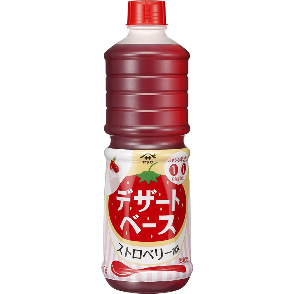 Amazon.co.jp: ヤマサ醤油 デザートベース ストロベリー風味 1000ml