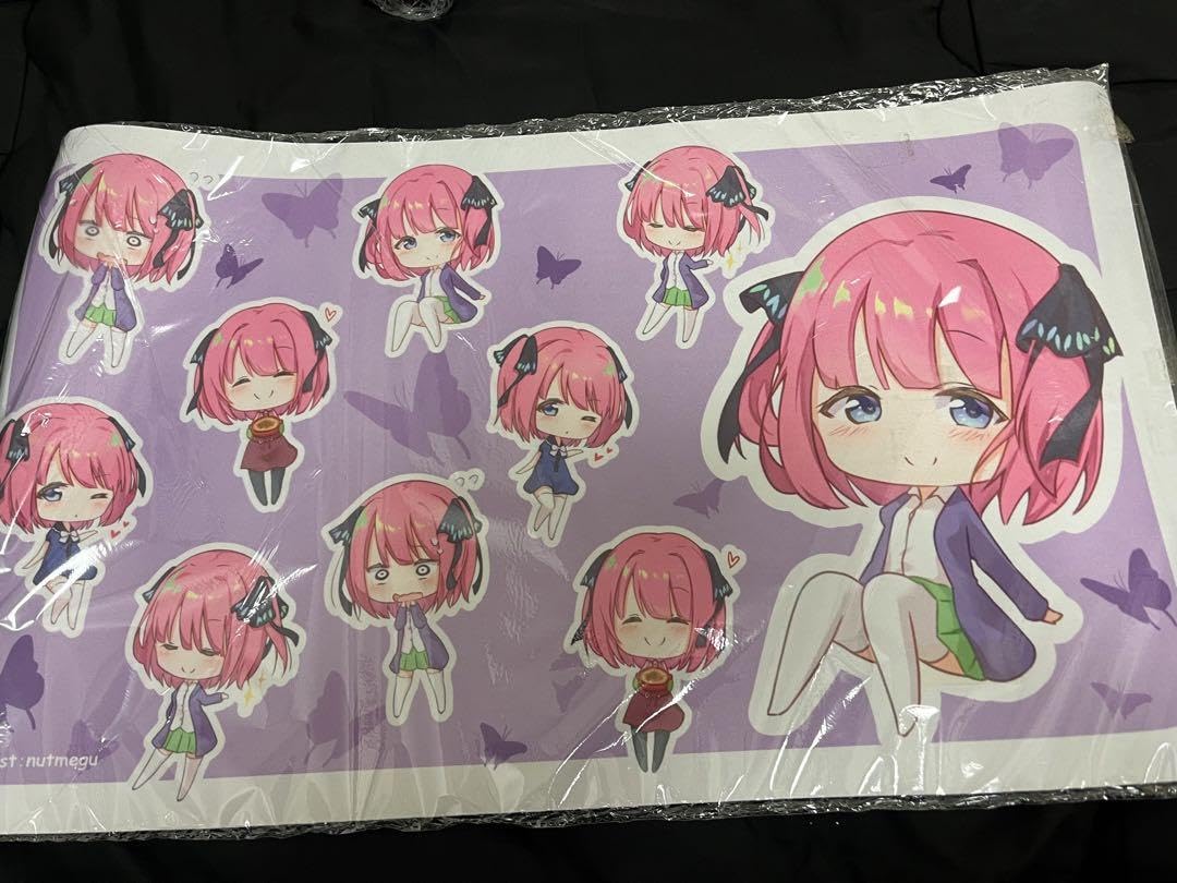 五等分の花嫁  中野 二乃 プレイマット 五等分の花嫁∽ キャラクターラバーマットB[中野二乃]