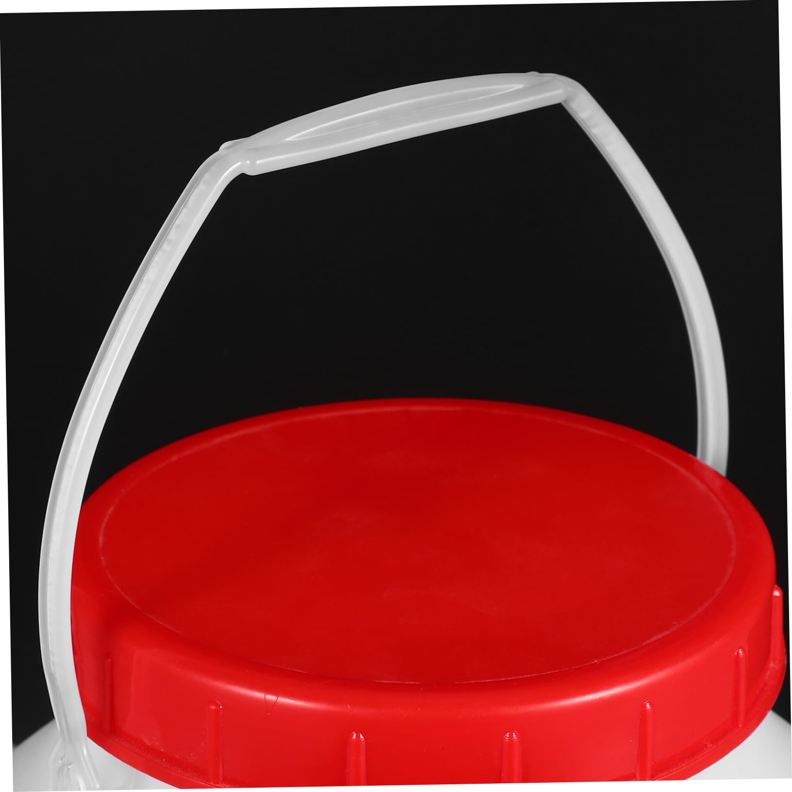 Biberon Latte per Agnelli da 8000ml con Ciuccio in Silicone | Secchio Bianco Riutilizzabile, Plastico per Alimentazione Sicura, per Vitelli e Animali Appena Nati