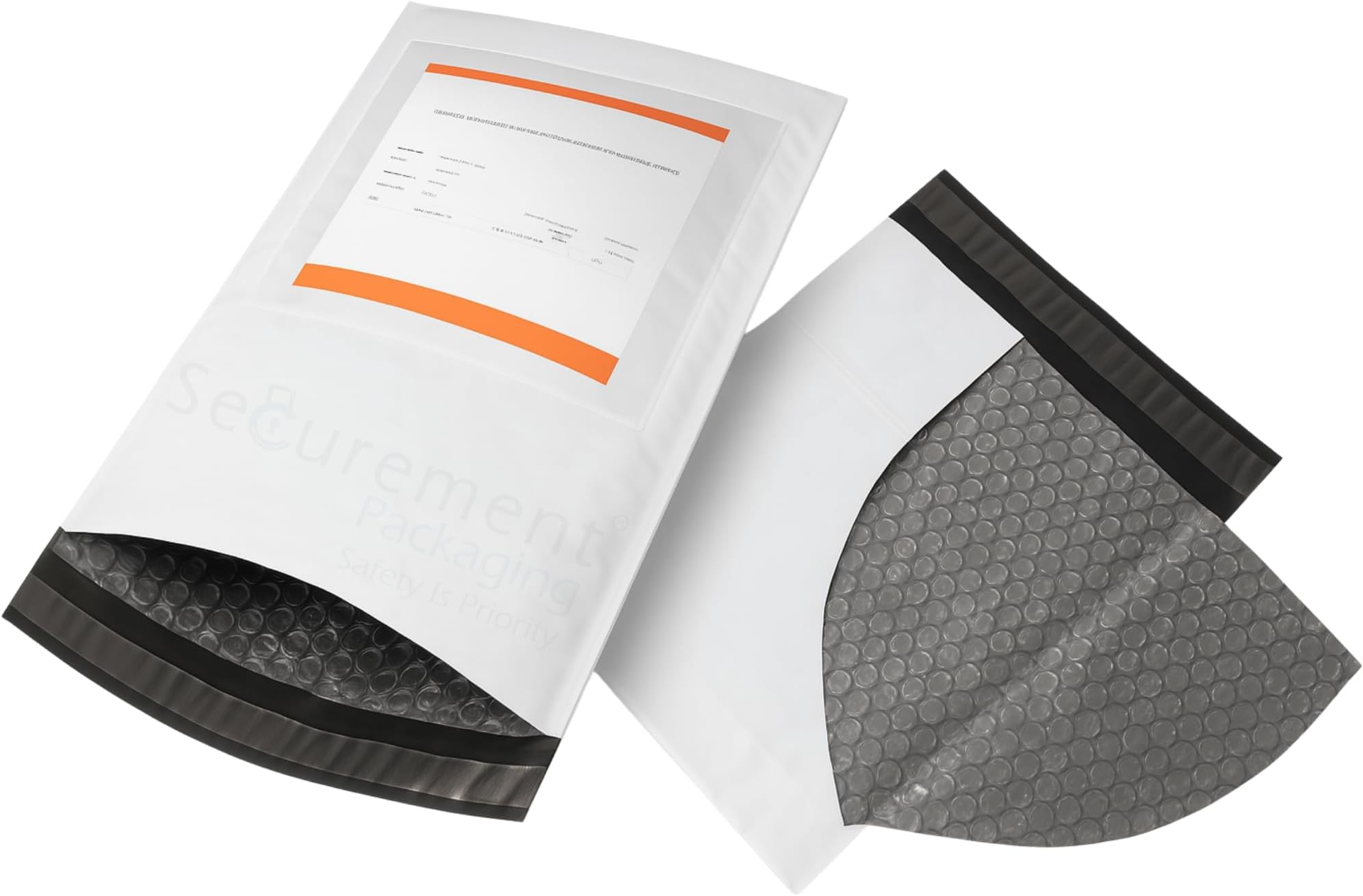 SECUREMENT Bubble Padded Courier Bags (Recyclable) - Select Any Size (10x12 inch - 100 Pcs)