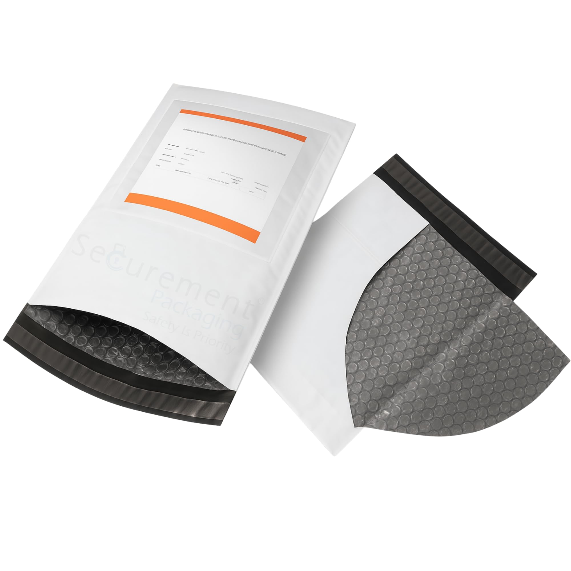 SECUREMENT Bubble Padded Courier Bags (Recyclable) - Select Any Size (10x12 inch - 100 Pcs)