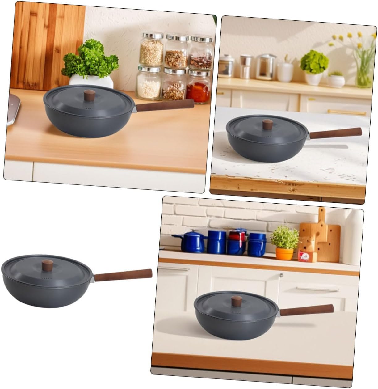 MERRYHAPY Camping Cooking Pots for Cooking Portable Outdoor Picnic Cookware Camping Cooker Pot Milk Warmer