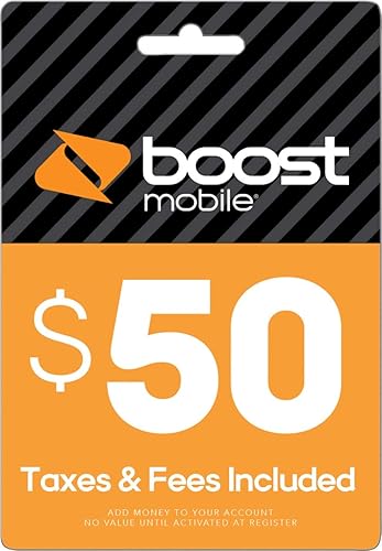 Boost Mobile Pin prepago Reboost de $50 (recarga, reup, reboost, recarga de recarga)
