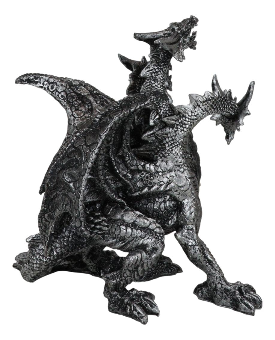 Amazon.co.jp: Ebros 古代伝説の三頭ドラゴン ハイドラ 轟音像 高さ8