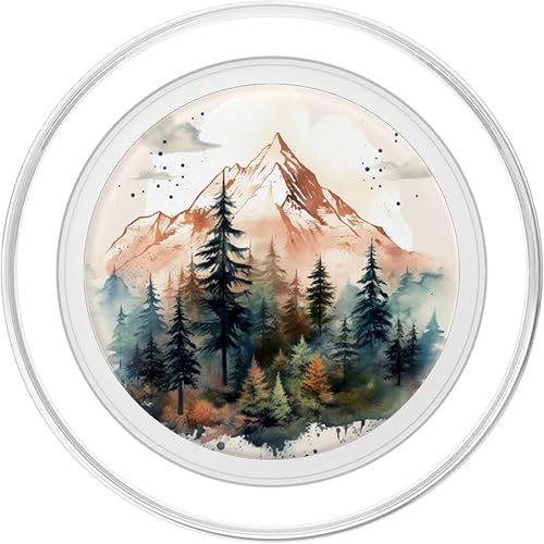 Vista 14 de Forest Lover Outdoor Nature Forest Ranger PopSockets PopGrip estándar