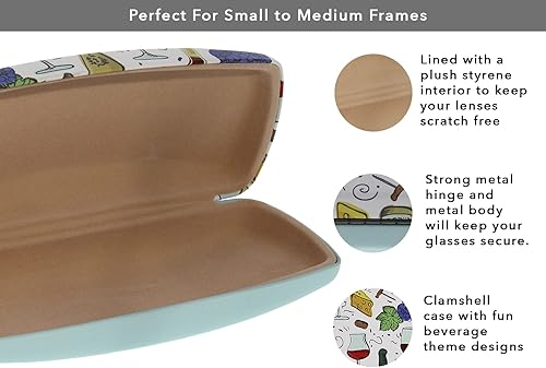 Miniatura 45 de Ron's Optical Clamshell - Funda rígida para lentes de lectores de marcos pequeños a medianos para mujeres y hombres Agua