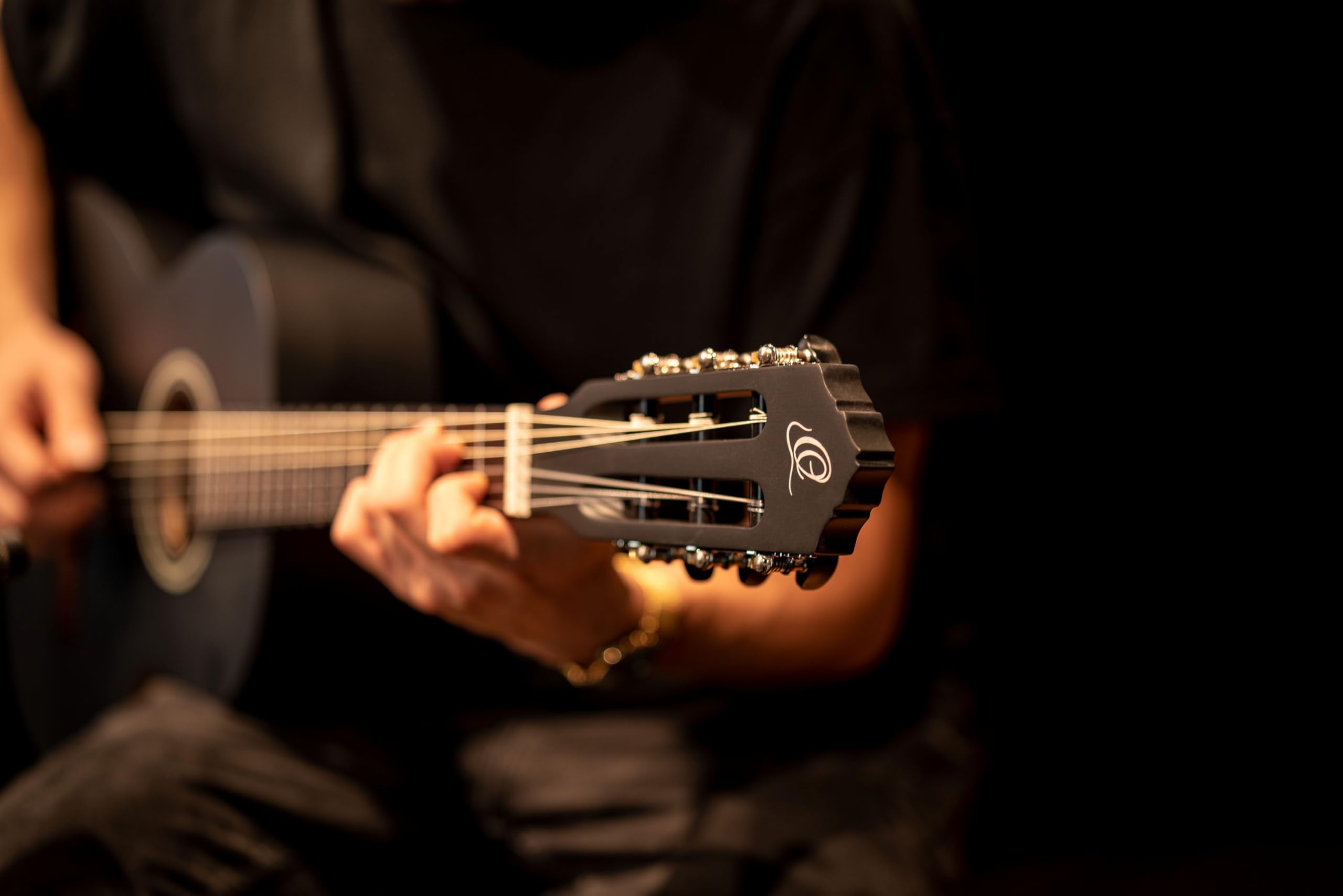 Ortega Guitars 3/4 Konzert Gitarre – Student Series – Fichte, Katalpa, Schwarz (RST5M-3/4BK)