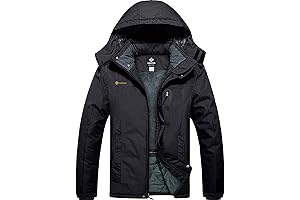 Chamarra para hombre para invierno GEMYSE: resistente al agua y al viento