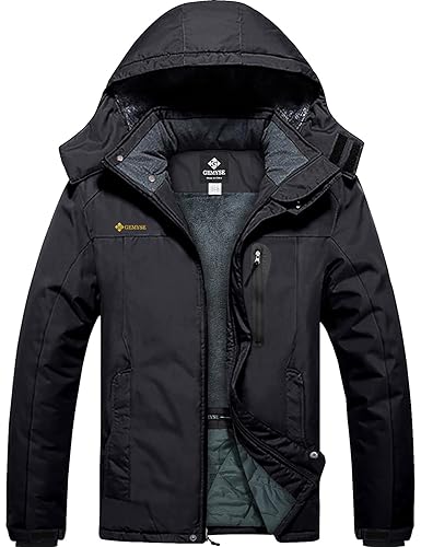 GEMYSE Men's Ski Snow Jacket Warm Winter Waterproof Coat Snowboard