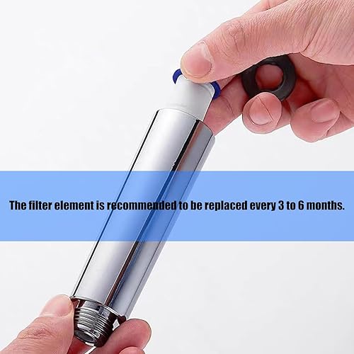 Miniatura 4 de Filtro de repuesto para cabezal de ducha con filtración eficaz para agua y piel
