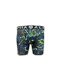 Generic Alpha Mens Splatter Performance Boxer Briefs Large Multicolor