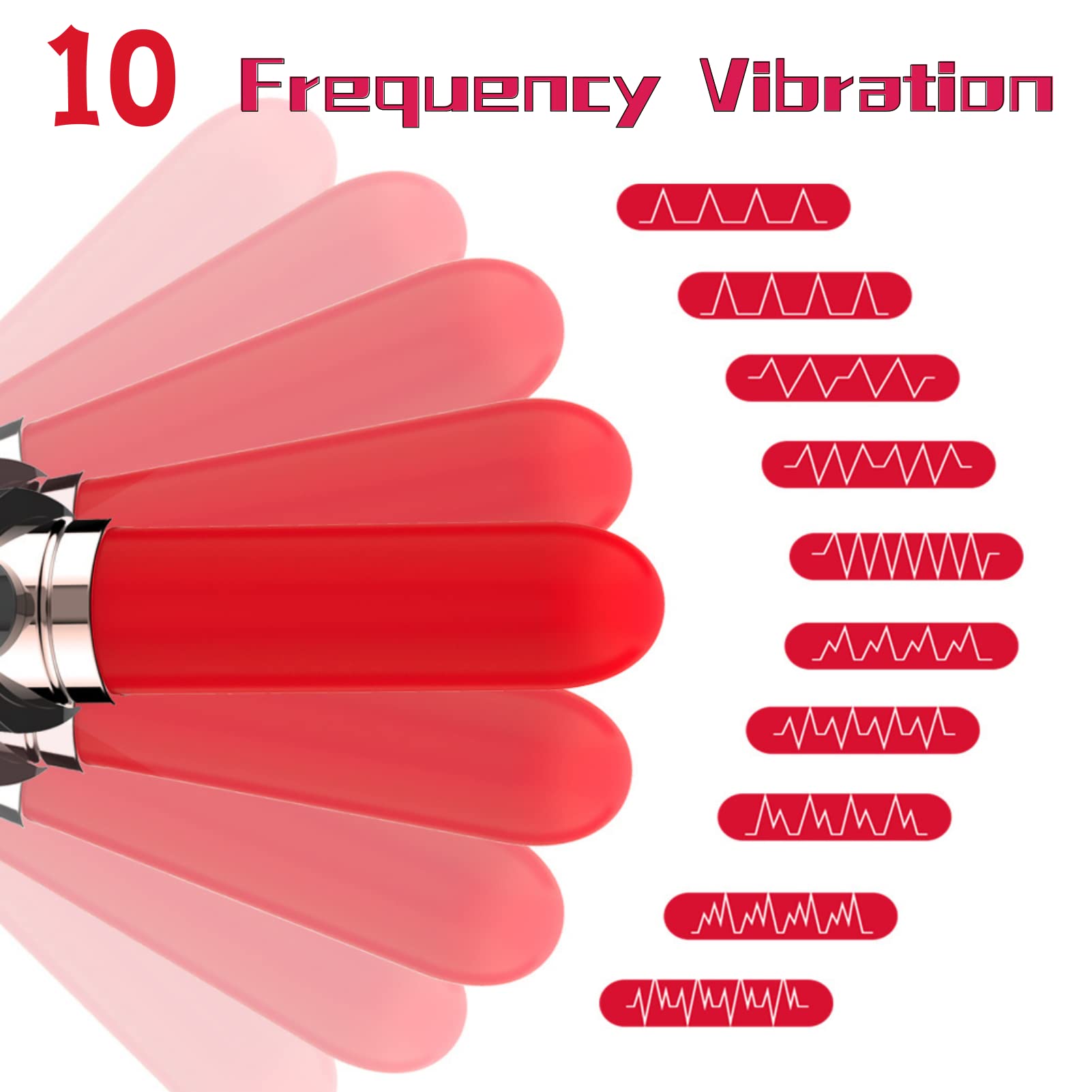Amazon.com: Mini Vibrator with Lipstick Shape, Waterproof G Spot Nipple Sex  Toys Vibrator Waterproof for Women, 10 Speeds Stimulate Clitoral Egg  Vibrator Bullet Rechargeable Sex Toy 1 : Health & Household