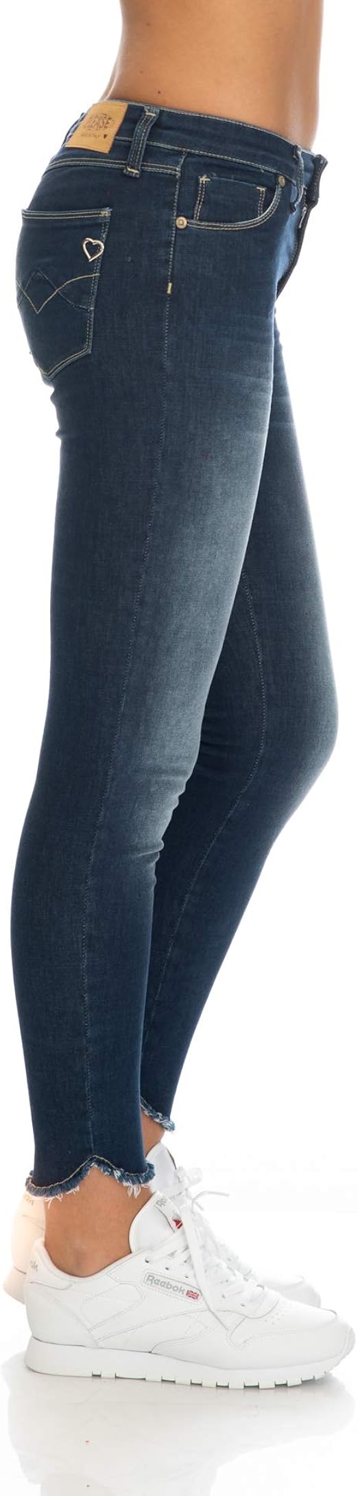Please Jeans Donna Denim Blu : Amazon.it: Abbigliamento