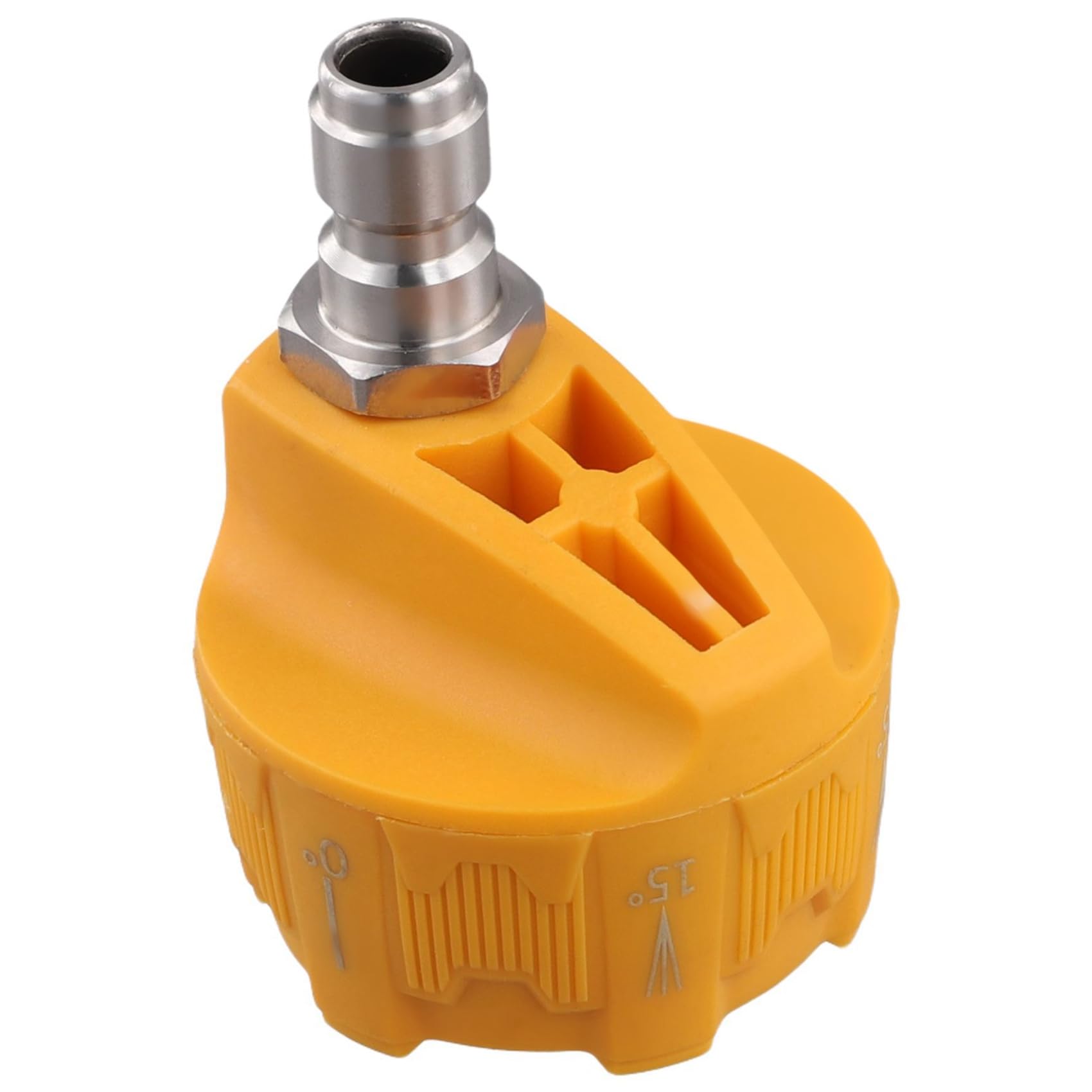 Littimoon High Pressure Washer Nozzle Adjustable Cleaning Nozzles Adjustable Hose Nozzle Quick Connect Male Adapter Yellow
