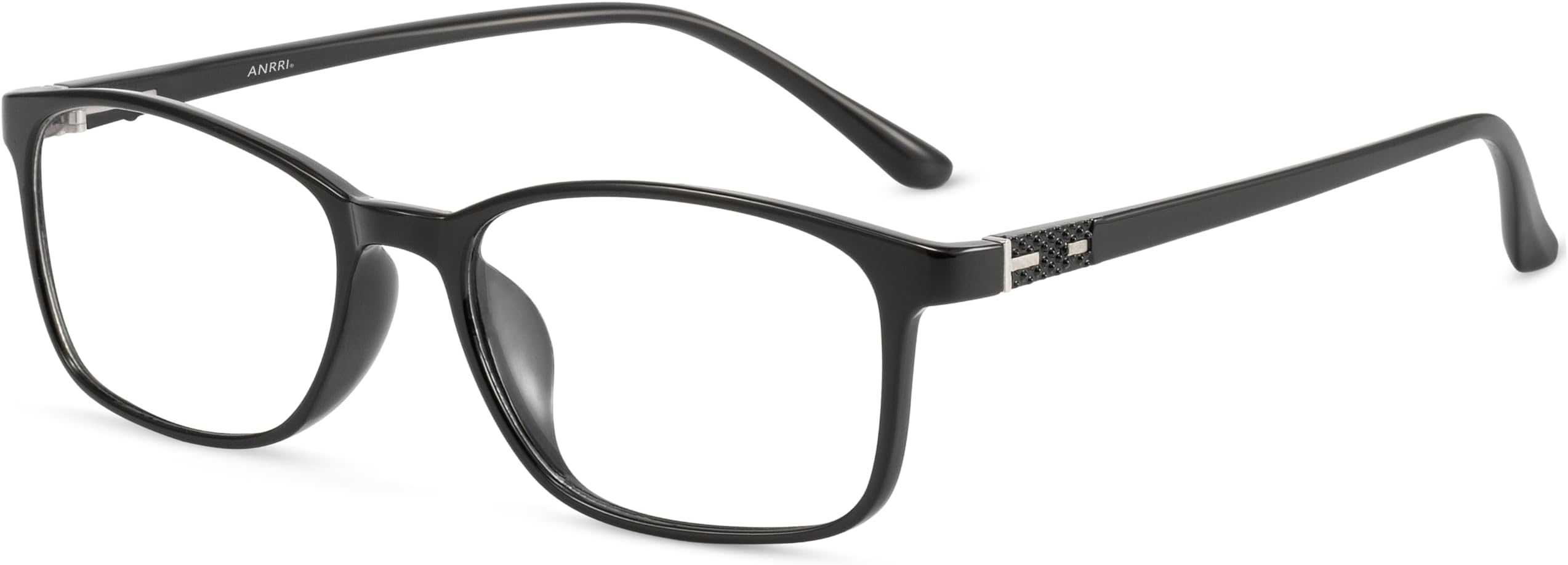 ANRRI Blue Light Blocking Glasses Anti Glare Men Eye Protect Computer Screen Game Eyeglasses Lightweight Vintage Frame Women