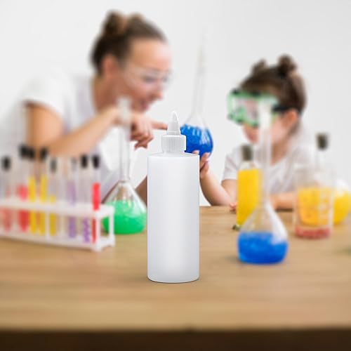 Miniatura 3 de BRIGHTFROM Botellas exprimibles para condimentos, botella vacía de 8 onzas con tapa superior giratoria, a prueba de fugas, ideal para salsa de