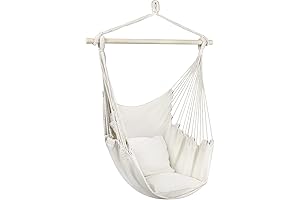 Sorbus Premium Swing Chair Cotton Rope Cocoon Macrame Dream Hammock Chair