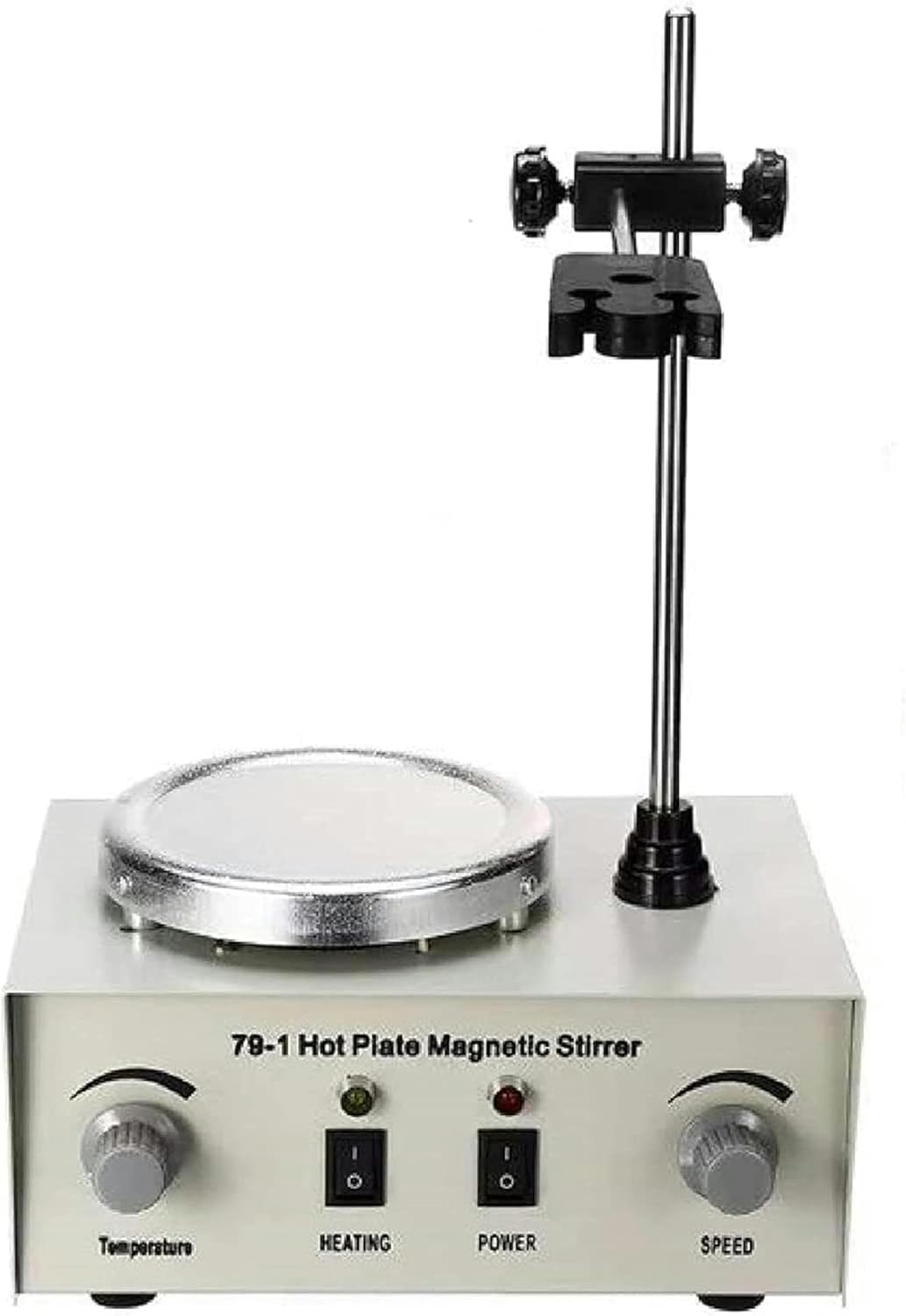 FLTRGO Hot Plate Mixer with Magnetic Agitator, Hot Plate of 1000 Ml Heating Mixer with Continuous Speed Regulation and Temperature Regulation, 0-2400 R