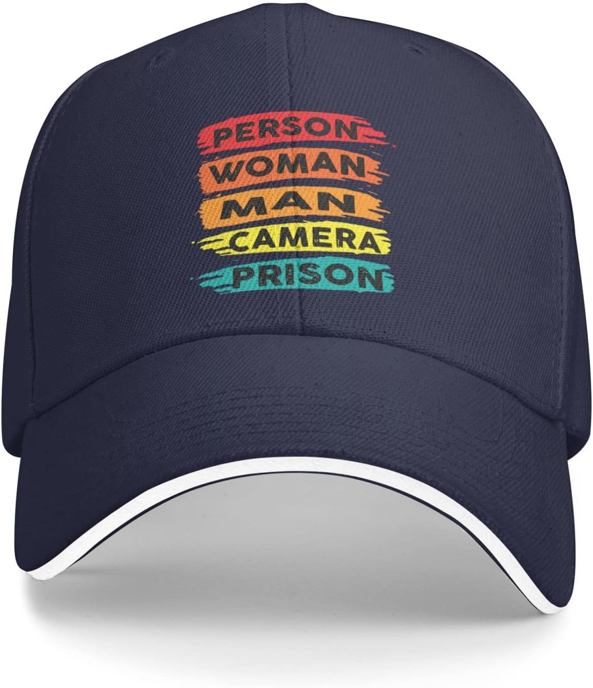 Person, Woman, Man, Camera, Prison Novelty Baseball Cap Classic Hat for Men Women Adjustable