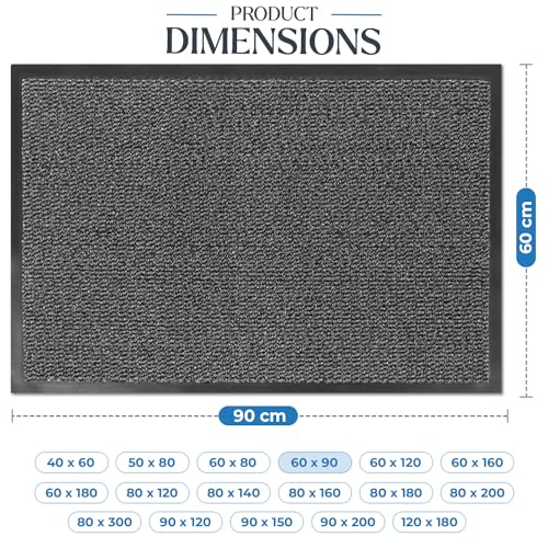 FB FunkyBuys Washable Door Mats Indoor & Outdoor, Non-Slippery Heavy Duty Doormats Indoor, Highly Absorptive Rubber Door Mat - Image 3