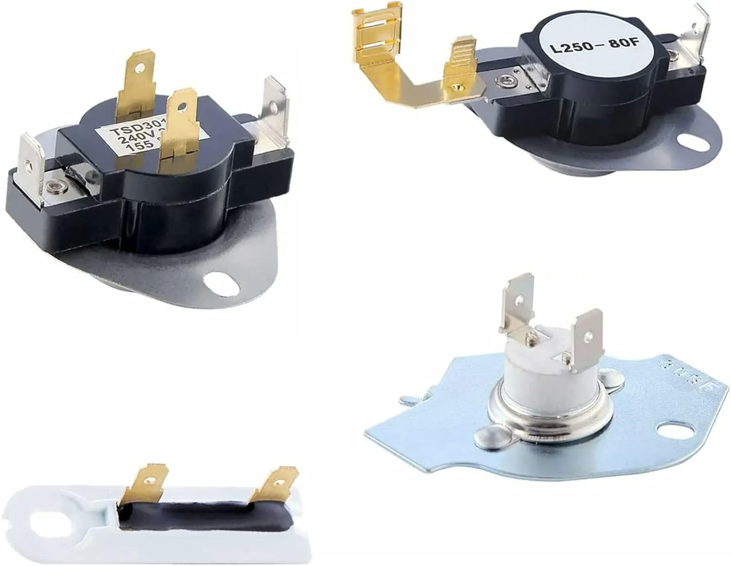 Dryer Thermostat And Thermal Fuse Replaces For Whirlpool